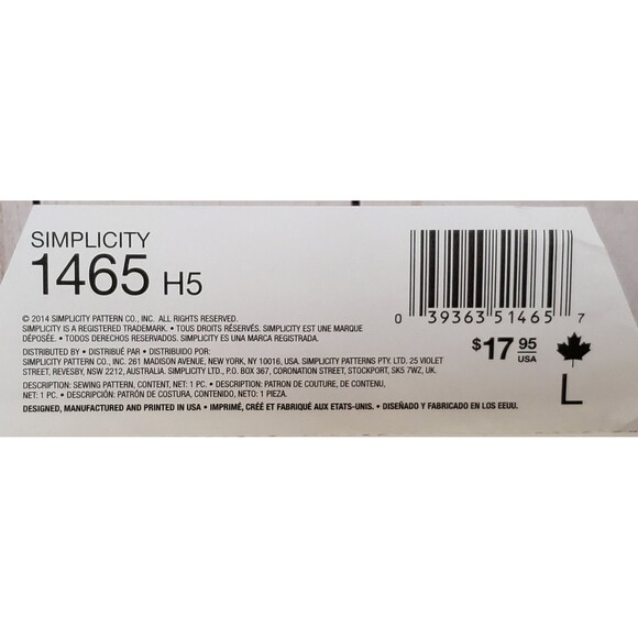 Misses Form Fitting Skirt In Two Lengths Sewing Pattern Simplicity 1465 - Picture 5 of 5